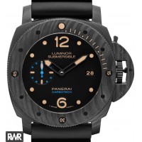 Réplica Panerai Luminor submersível 1950 carbotech 3 dias automático PAM00616