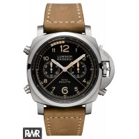 Copiar Panerai Luminor 1950 PCYC Regata 3 Dias Chrono Flyback Automático Titanio 47mm PAM00652