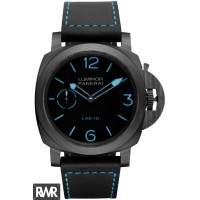 Réplica do relógio Panerai LAB-ID Luminor 1950 Carbotech 3 Dias 49mm PAM00700