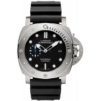 Réplica relogio Panerai Luminor Submersível 1950 3 Dias Automático Titanio 47mm PAM01305