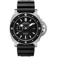 Réplica do relógio Panerai Luminor Submersível 1950 Magnético 3 Dias Automático Titanio 47mm PAM01389