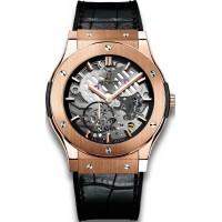 Hublot Classic Fusion esqueleto ultrafino King Gold 45mm 515.OX.0180.LR