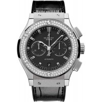 Hublot Classic Fusion Chronograph Titanium Diamonds 45mm 521.NX.1170.LR.1104