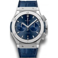 Hublot Classic Fusion Blue Chronograph Titanium 45mm 521.NX.7170.LR