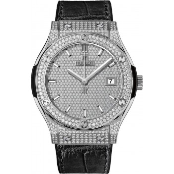 Hublot Classic Fusion Titanium Full Pave 42mm 511.NX.9010.LR.1704