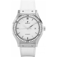 Hublot Classic Fusion Titanium White Diamonds 42mm 542.NE.2010.LR.1204