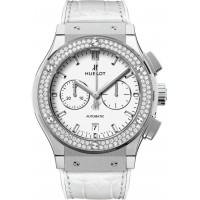 Hublot Classic Fusion Chronograph Titânio Branco Titânio 45mm 541.NE.2010.LR.1104