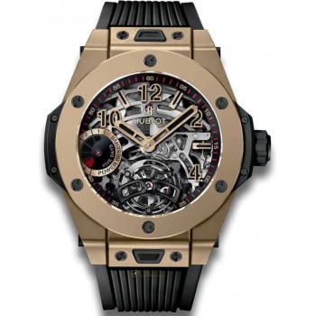 Hublot Big Bang Turbilhão Power Reserve 5 dias Full Magic Gold 405.MX.0138.RX