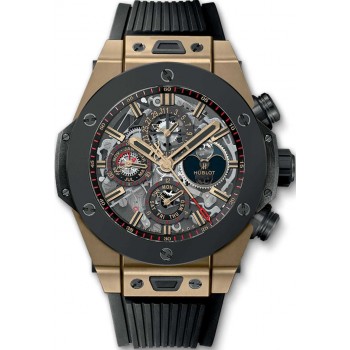 Hublot Big Bang Unico Calendário Perpétuo Mágico Ouro Cerâmica 406.MC.0138.RX