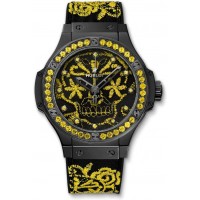 Hublot Big Bang Broderie Açúcar Crânio Fluo Girassol 343.CY.6590.NR.1211