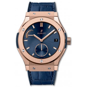 Hublot Power Reserve King Gold Blue 45 mm 516.OX.7180.LR