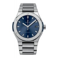 Pulseira Hublot Azul Titânio 45 mm 510.NX.7170.NX