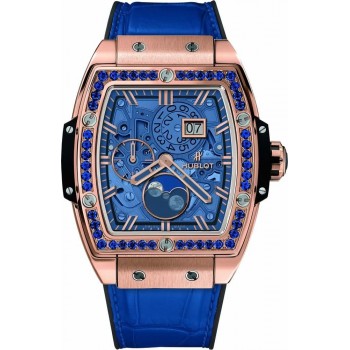 Hublot Spirit of Big Bang King Ouro Azul Escuro 647.OX.5181.LR.1201