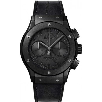 Hublot Classic Fusion Chronograph Berluti Scritto All Black 521.CM.0500.VR.BER17