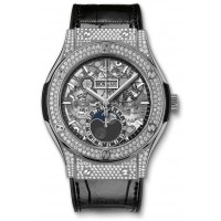 Hublot Classic Fusion Aerofusão Moonphase Titanium Pave 517.NX.0170.LR.1704