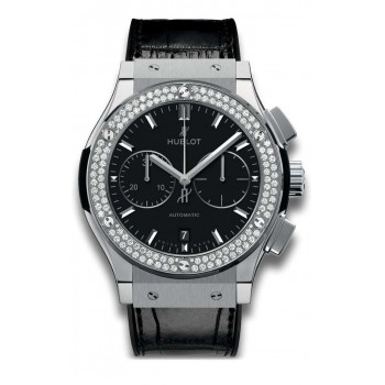 Hublot Classic Fusion Chronograph Titanium Diamonds 521.NX.1171.LR.1104