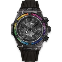 Hublot Big Bang Unico All Black Sapphire Rainbow 411.JB.4901.RT.4099