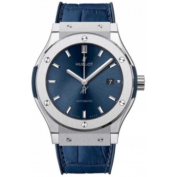 Hublot Classic Fusion Azul Titânio 42mm 542.NX.7170.LR