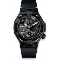 Hublot Techframe Ferrari Tourbillon Chronograph Carbon Yellow 408.QU.0129.RX