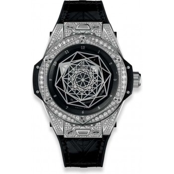 Pavimento de aço Hublot Big Bang Sang Bleu 39mm 465.SS.1117.VR.1704.MXM18