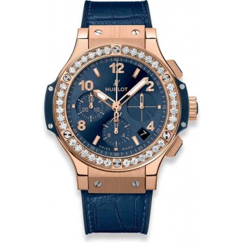 Hublot Big Bang Gold Blue Diamonds 41mm 341.PX.7180.LR.1204