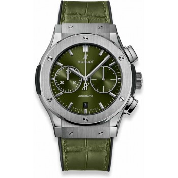 Hublot Classic Fusion Chronograph Verde Titânio 45mm 521.NX.8970.LR