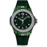 Hublot Big Bang One Click Italia independente de veludo verde escuro 465.GX.277G.NR.1204.ITI18