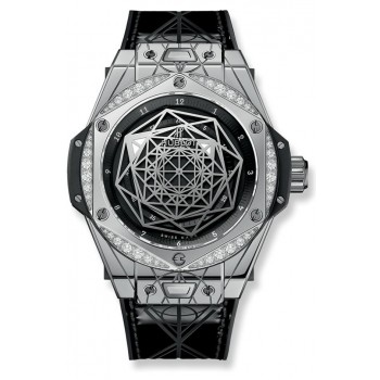 Hublot Big Bang One Click Sang Blue Steel Diamonds 465.SS.1117.VR.1204.MXM17