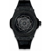 Hublot Big Bang Sang Bleu All Black Pave 39mm 465.CS.1114.VR.1700.MXM18