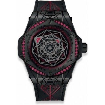 Hublot Big Bang Sang Bleu All Black Red 39mm 465.CS.1119.VR.1202.MXM18