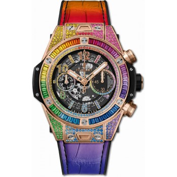 Hublot Big Bang Unico Rainbow King Gold 411.OX.9910.LR.0999