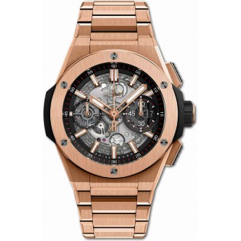 Pulseira Integral Hublot Big Bang Rose 'King' Ouro 42mm 451.OX.1180.OX