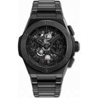 Pulseira Integral de Cerâmica Hublot Big Bang Toda Preta 42mm 451.CX.1140.CX