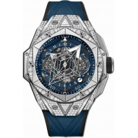 Hublot Big Bang Unico Sang Bleu II Titanium Blue Pavé 418.NX.5107.RX.1604.MXM20