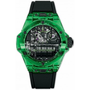 Hublot Big Bang MP-11 reserva de energia 14 dias saxem verde 911.JG.0129.RX