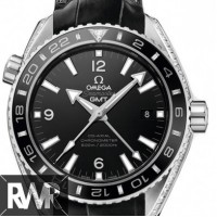 Réplica Omega Seamaster Planet Ocean 600 M Omega Coaxial GMT 43.5 mm 232.98.44.22.01.001