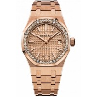 Réplica Relógio Réplica de relógio automático Audemars Piguet Royal Oak em ouro rosa