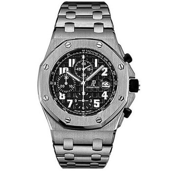 Réplica Relógio Relógio masculino Audemars Piguet Royal Oak Offshore cronógrafo 42 mm 26170ST.OO.1000ST.08