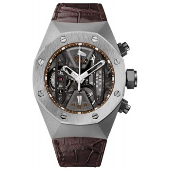 Réplica Relógio Audemars Piguet Royal Oak Concept Tourbillon Cronógrafo 26223TI.OO.D099CR.01 Titânio