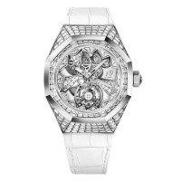 Réplica Relógio Réplica de relógio Audemars Piguet Royal Oak Concept Flying Tourbillon em ouro branco