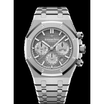 Réplica Relógio Audemars Piguet Royal Oak Cronógrafo 38 Aço Inoxidável/Cinza 26315ST.OO.1256ST.02