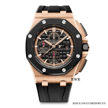 Réplica Relógio Audemars Piguet Royal Oak Cronógrafo Offshore 26401RO.OO.A002CA.02