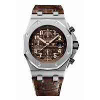 Réplica Relógio Réplica de relógio Audemars Piguet Royal Oak Offshore cronógrafo em aço inoxidável