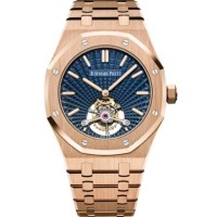 Réplica Relógio Réplica de relógio evolutivo Audemars Piguet Royal Oak ultrafino turbilhão rosa ouro azul