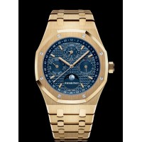 Réplica Relógio Relógio Audemars Piguet Royal Oak CALENDÁRIO PERPÉTUO 26574BA.OO.1220BA.01