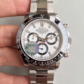 Réplica Rolex Daytona Cosmograph 116500LN Aco Inoxidável Marcas Brancas