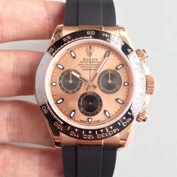 Réplica Rolex Daytona Cosmograph 116515LN Ouro Rosa Ouro Rosa Dial