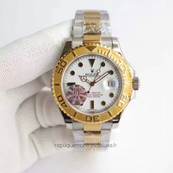 Réplica Rolex Yacht-Master 40 116622 Aco Inoxidável & Ouro Amarelo Marcas Brancas