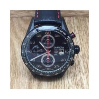 Réplica Tag Heuer Carrera Calibre 1887 CAR2A80.FC6237 PVD Mostrador Preto